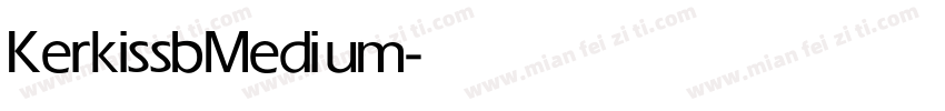 Kerkissb Medium字体转换